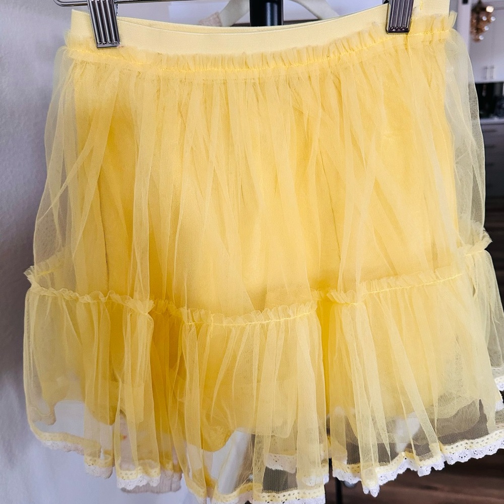 Mini Boden Yellow Skirt